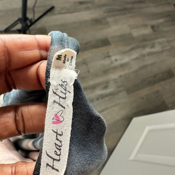 HEART HIPS WOMEN BROWN BLACK TIE DYE DRESS SIZE MEDIUM - Picture 5 of 5